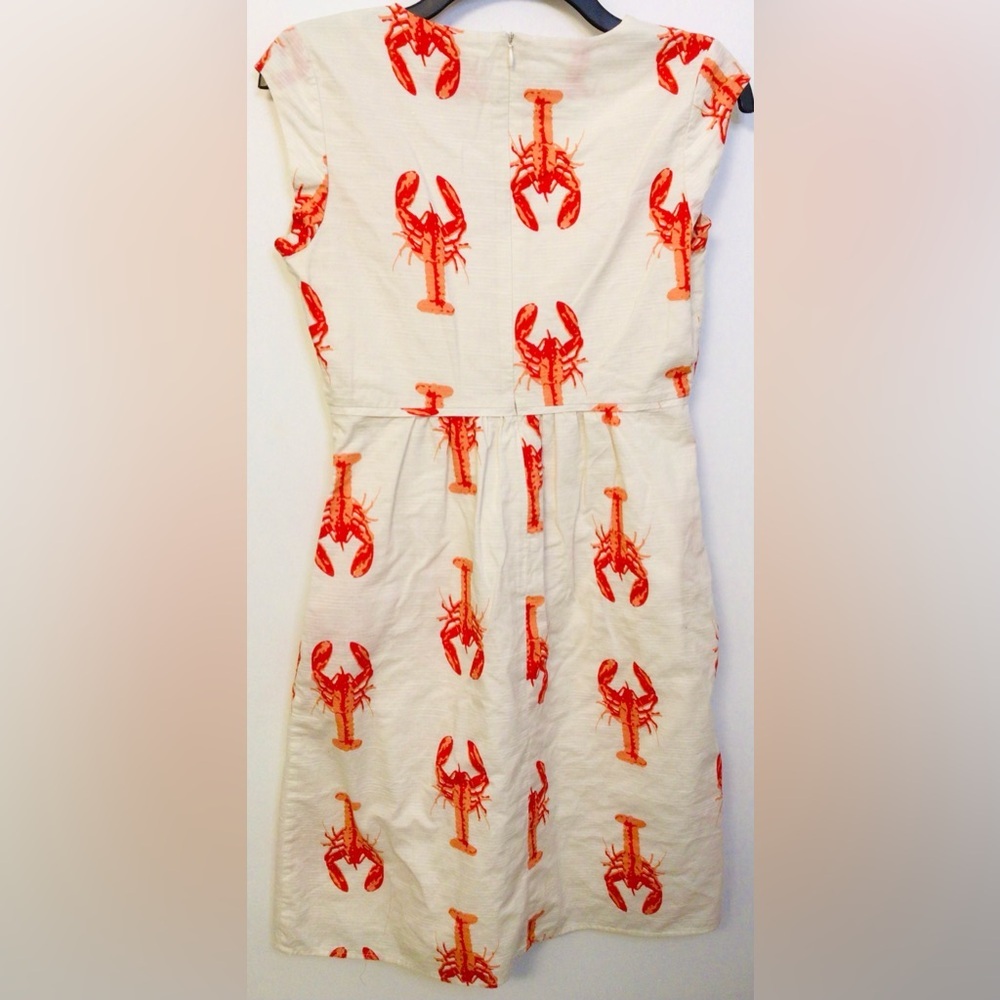 Downeast Lobster print lined dress size small - Picture 6 of 6